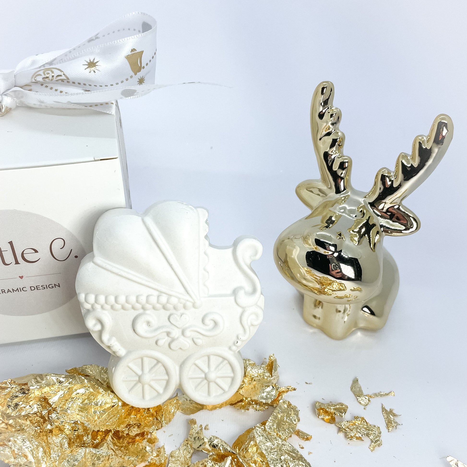 Carrinho de Bebé | Cerâmica Perfumada