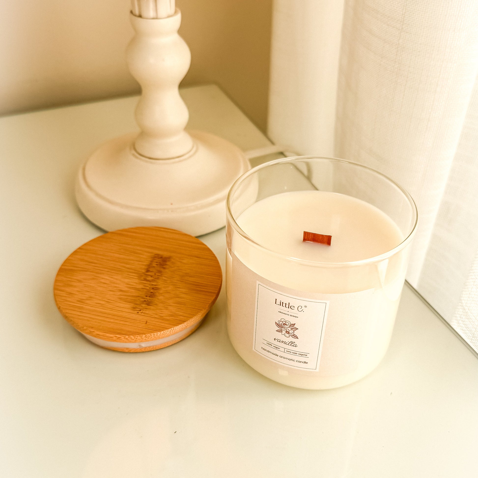 Vela Aromática Grande Bambu 250gr