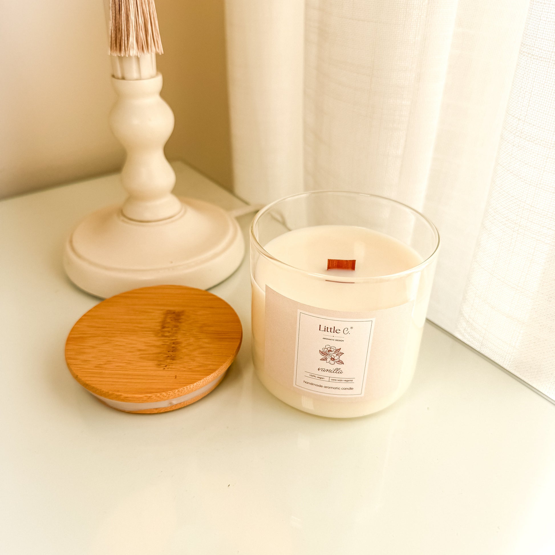 Vela Aromática Grande Bambu 250gr