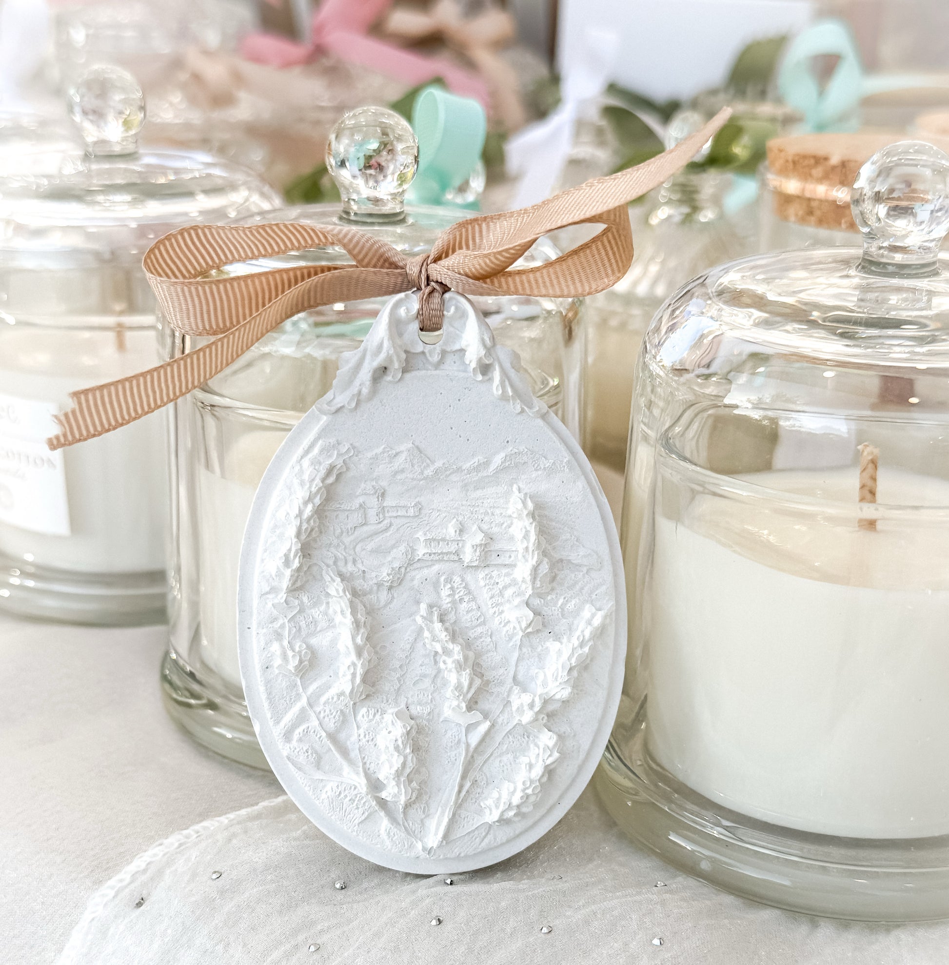 Lavanda Oval | Cerâmica Perfumada