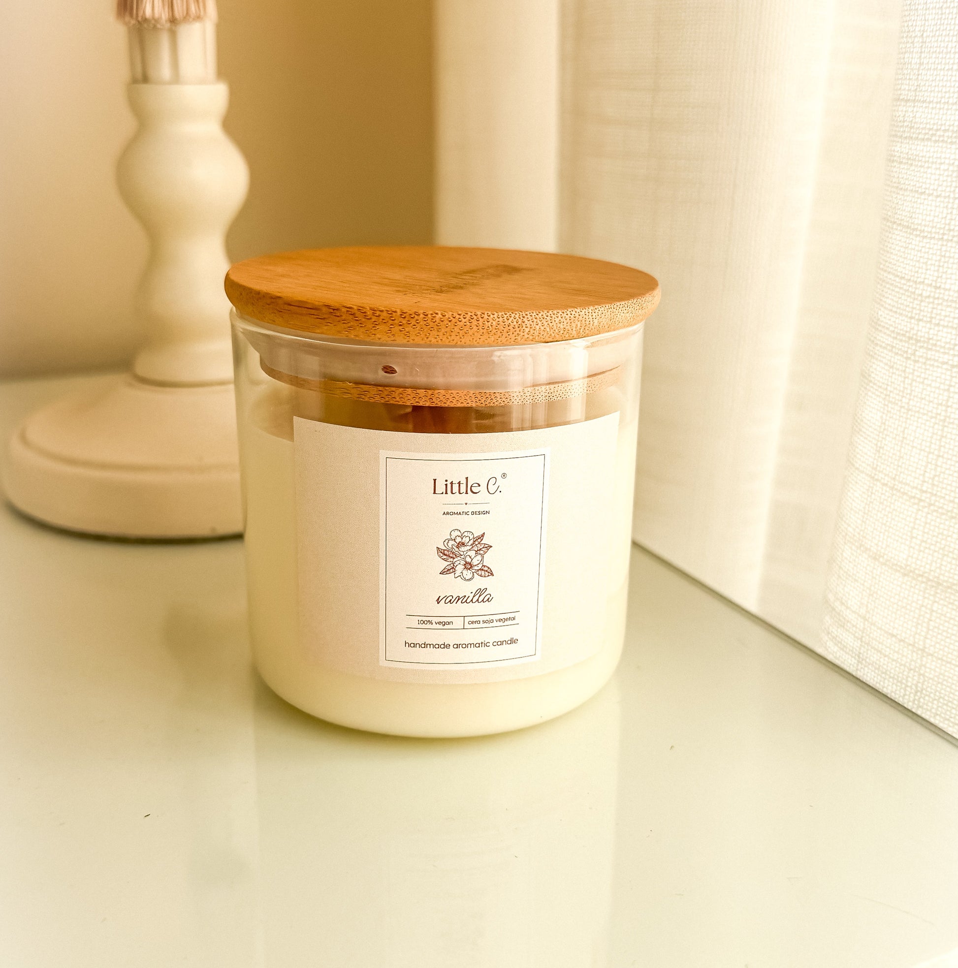 Vela Aromática Grande Bambu 250gr