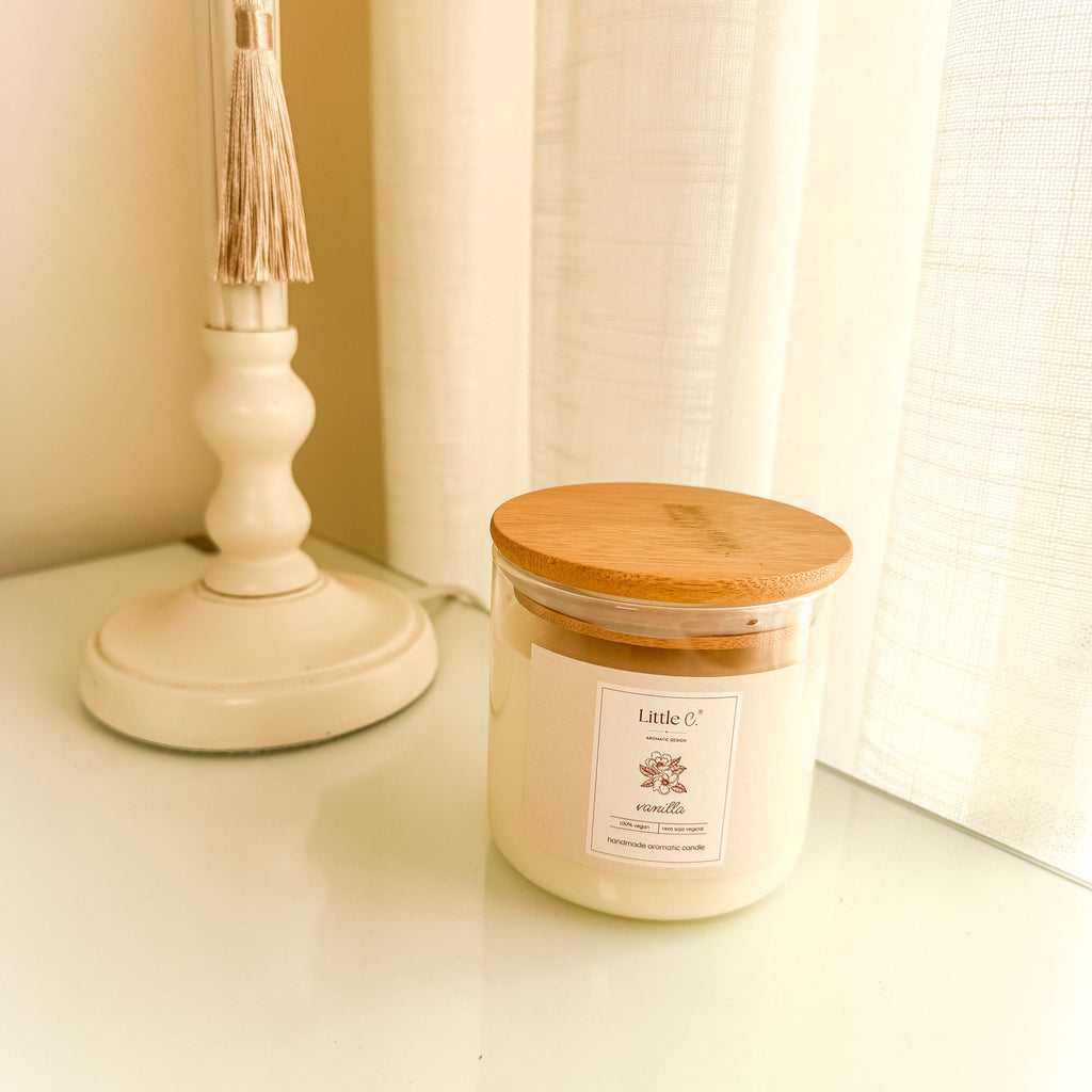 Vela Aromática Grande Bambu 250gr