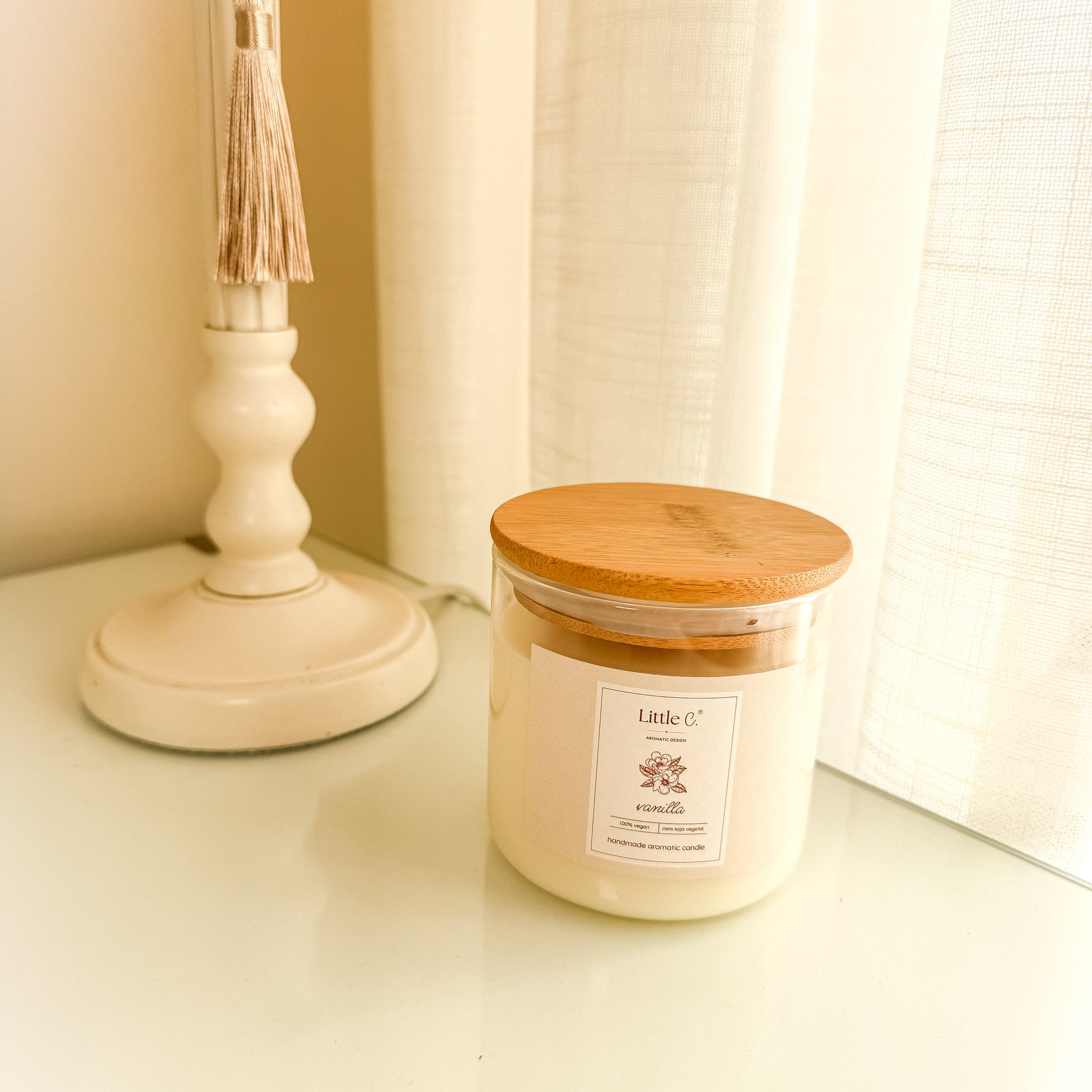 Vela Aromática Grande Bambu 250gr