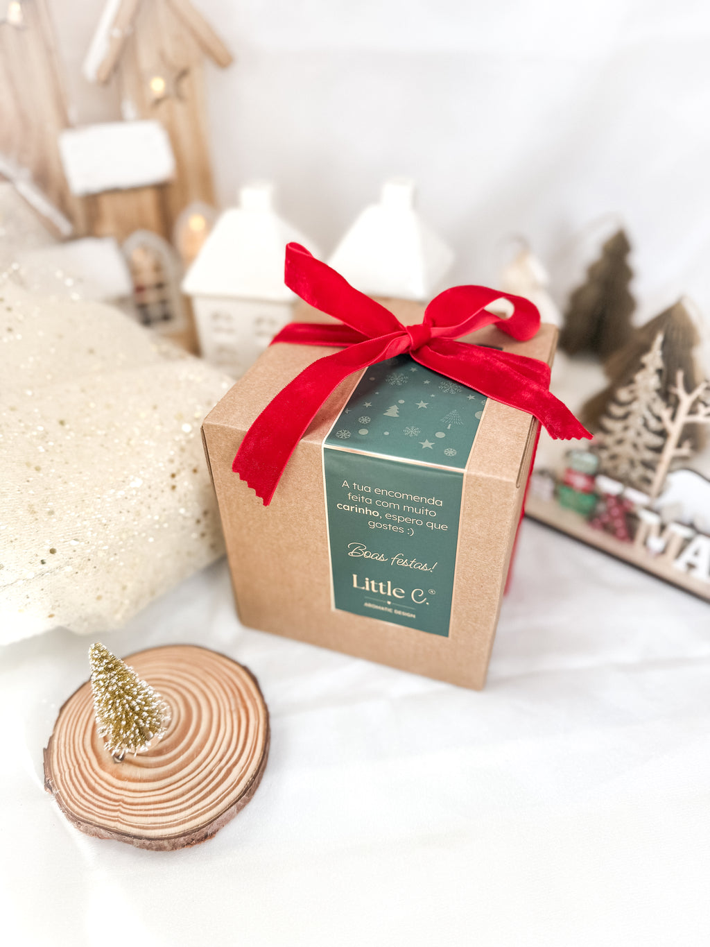 Caixa Presente Média Kraft