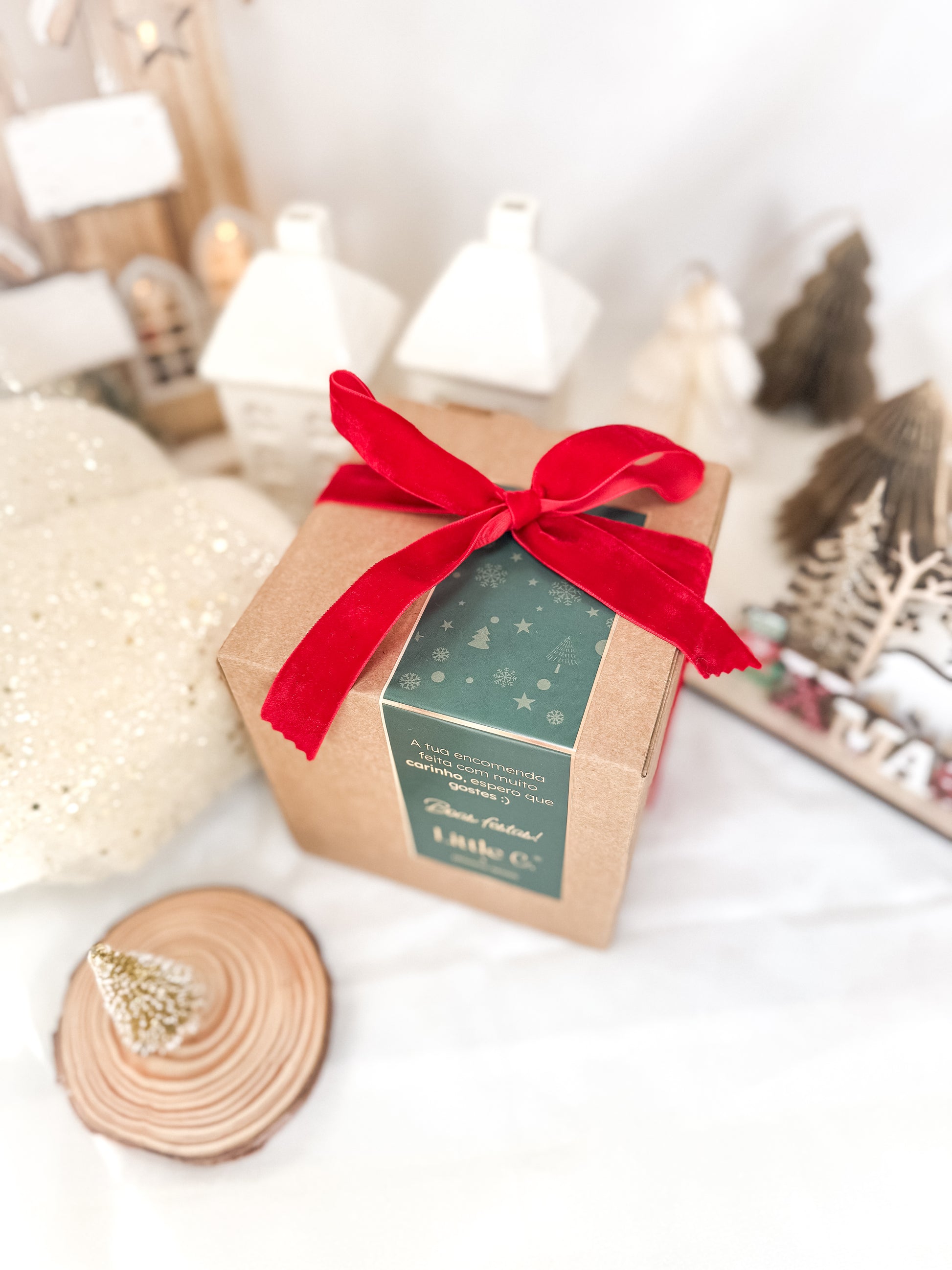 Caixa Presente Média Kraft