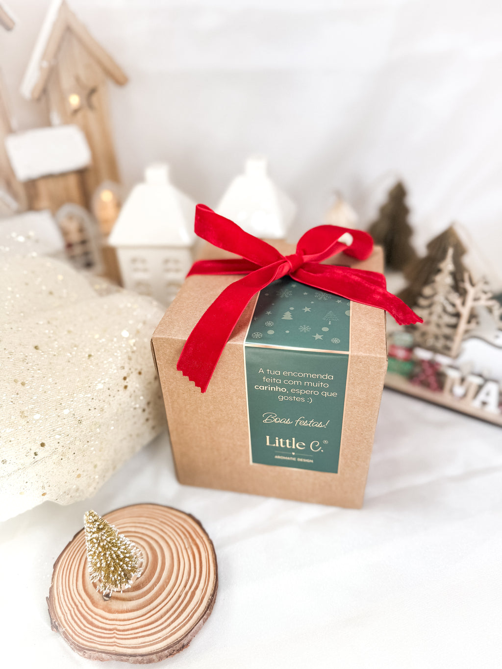 Caixa Presente Média Kraft