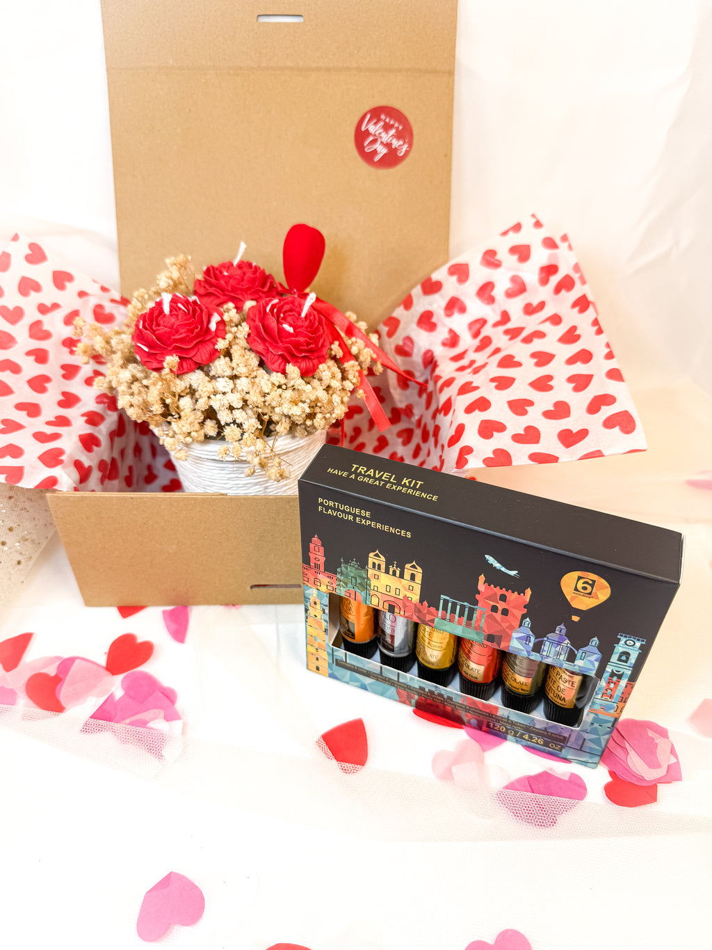 Bouquet Pequeno & KIT Travel de Desgustação 6 Dúzia