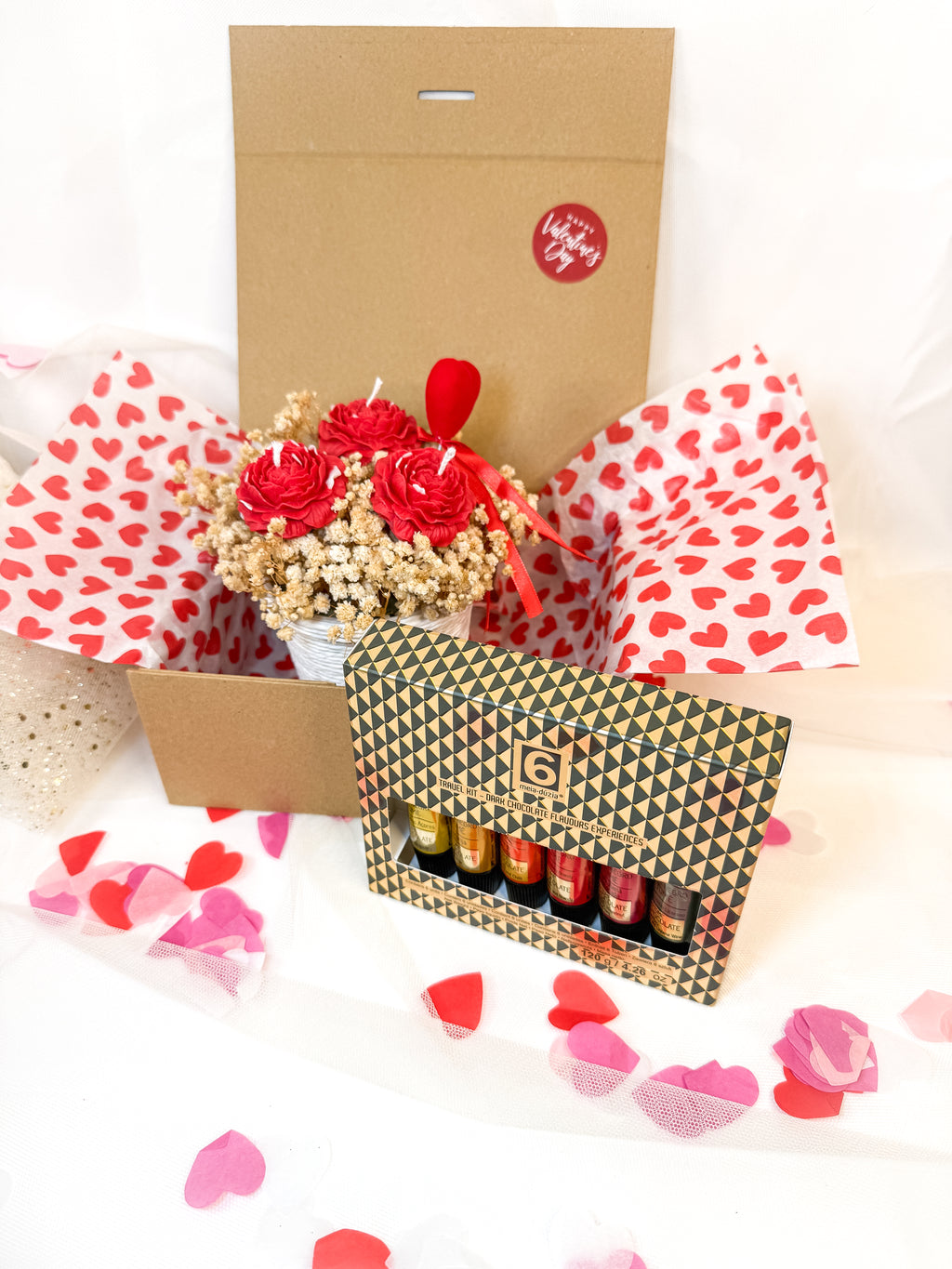 Bouquet Pequeno & KIT Travel de Desgustação 6 Dúzia