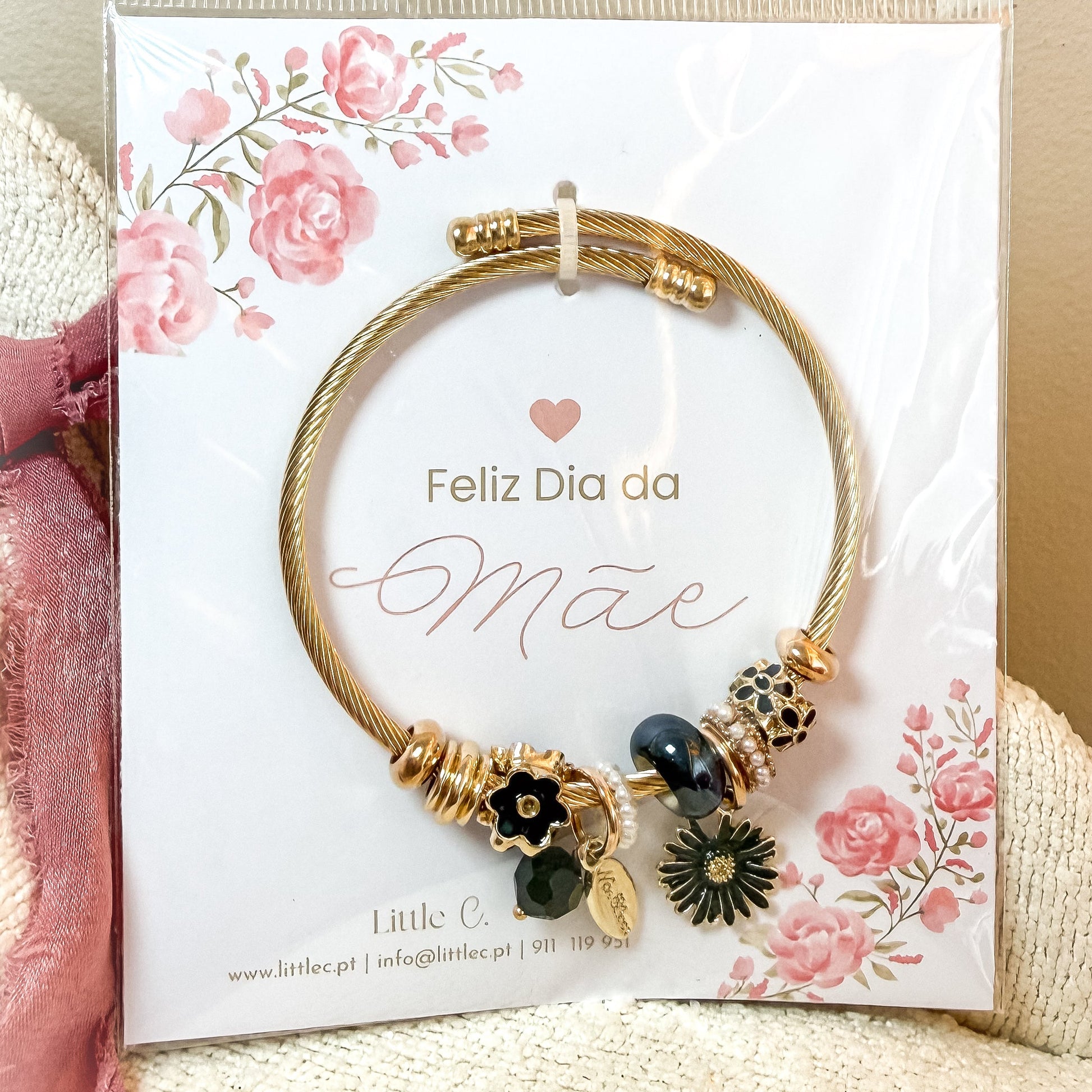Pulseira Dia da Mãe (Aço Inoxidável)