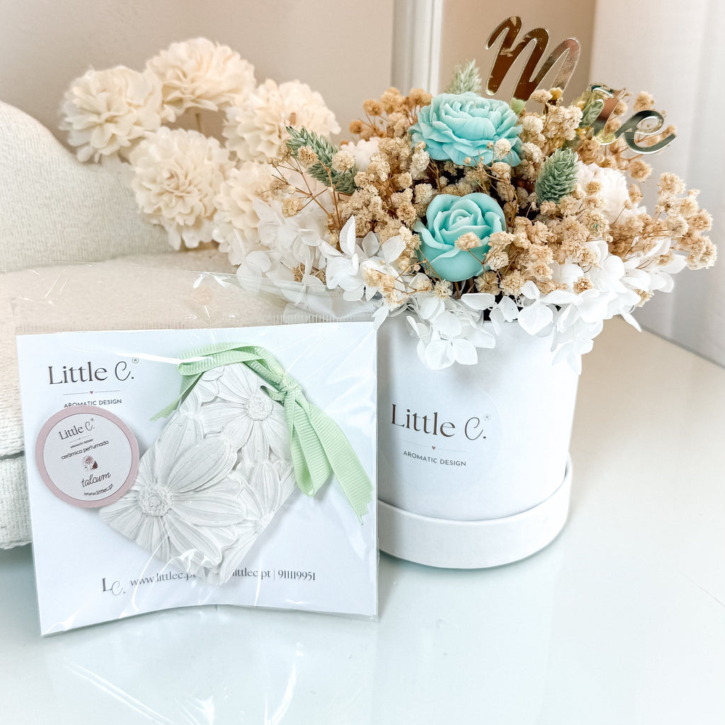 Conjunto Dia da Mãe | Bouquet Aromático + Cerâmica Perfumada
