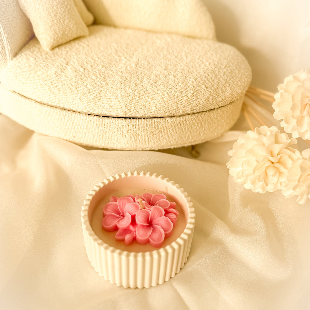 Hortênsia em Resina Ecológica | Vela Aromática