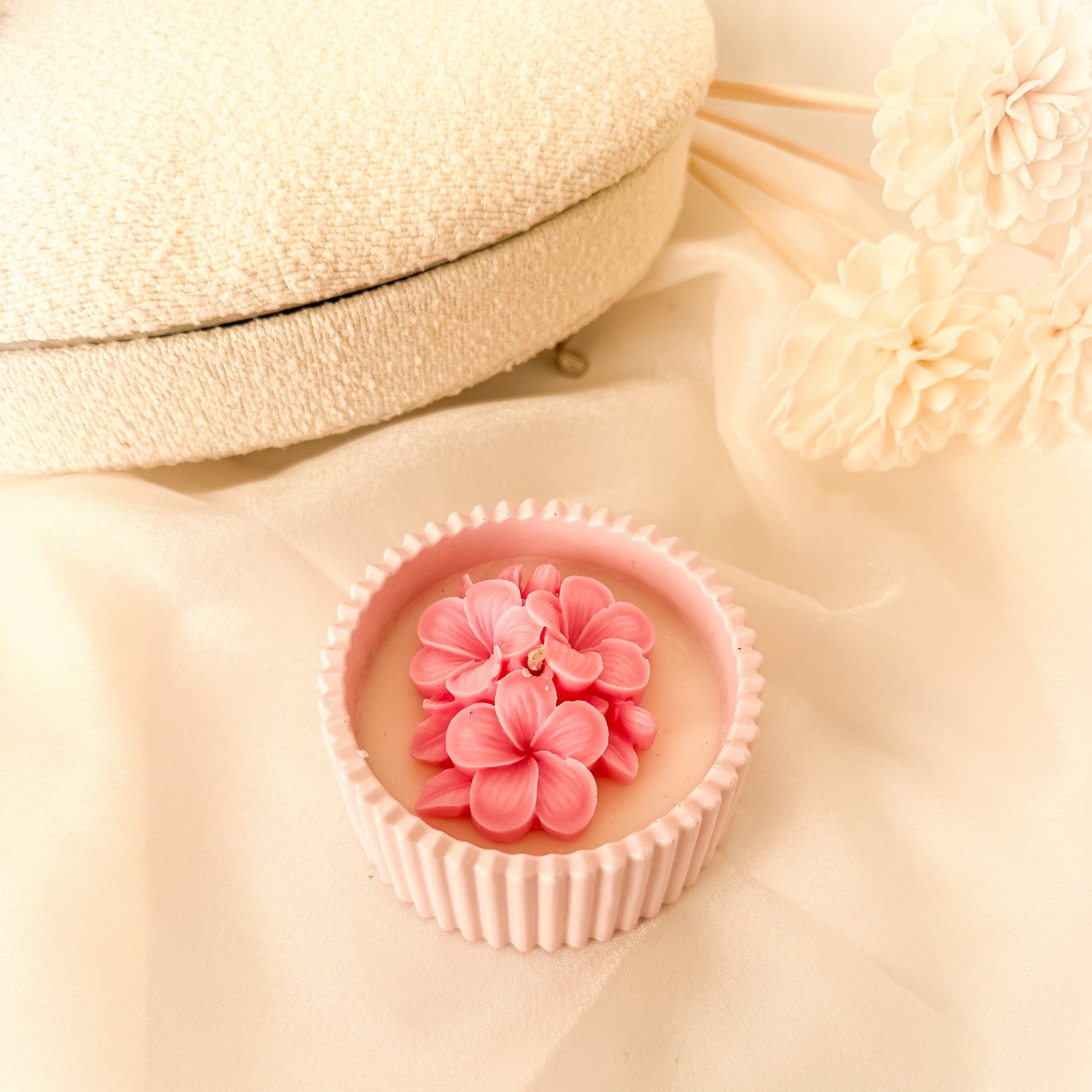 Hortênsia em Resina Ecológica | Vela Aromática