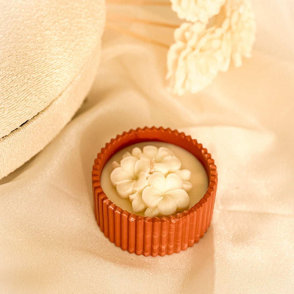 Hortênsia em Resina Ecológica | Vela Aromática