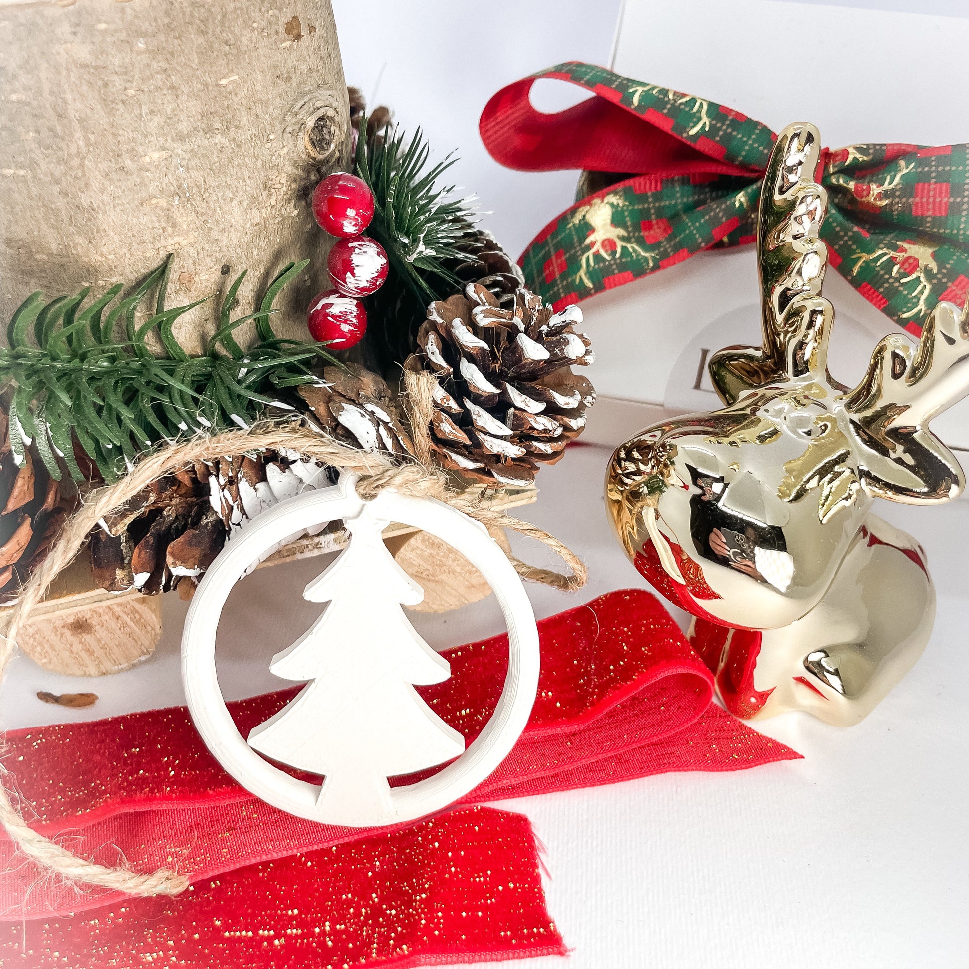 Árvore de Natal Mini Redonda | Cerâmica Perfumada