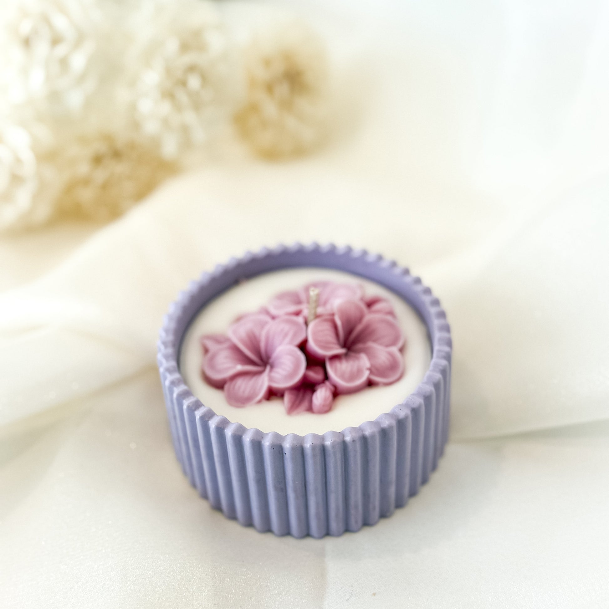 Hortênsia em Resina Ecológica | Vela Aromática