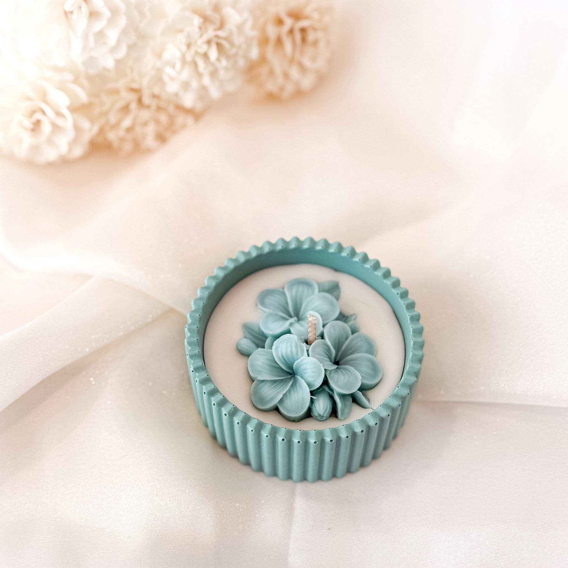 Hortênsia em Resina Ecológica | Vela Aromática