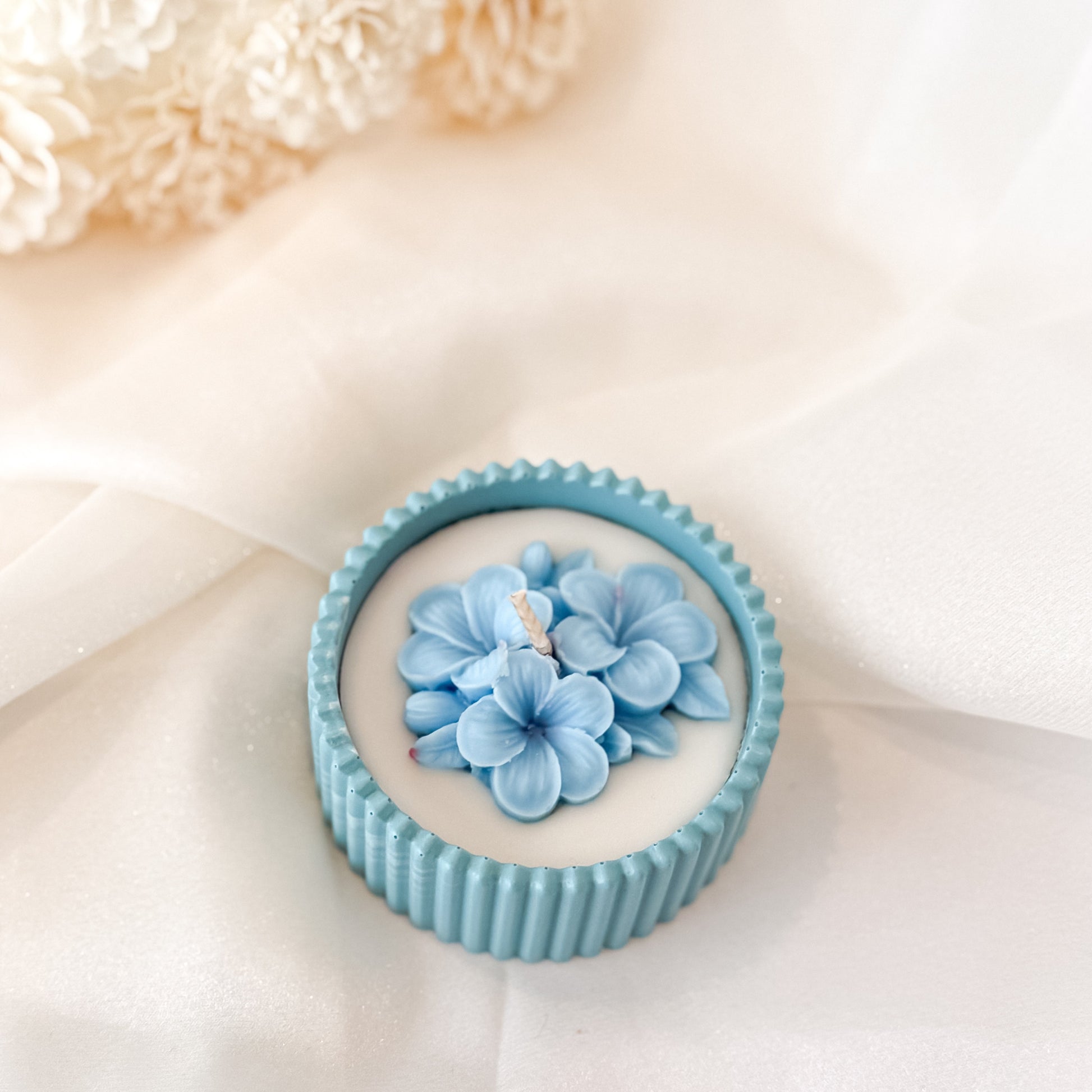 Hortênsia em Resina Ecológica | Vela Aromática