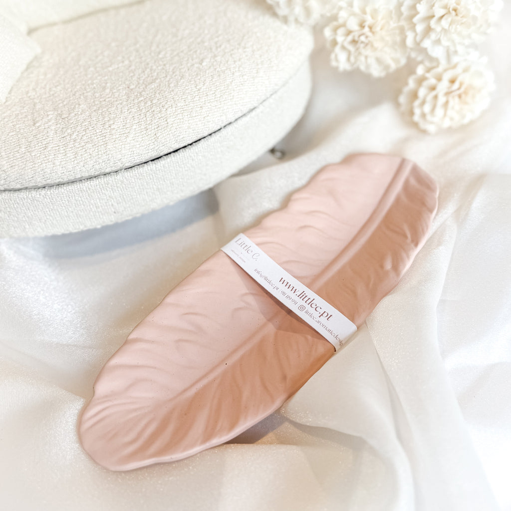 Prato Jóias Pena | Resina Ecológica