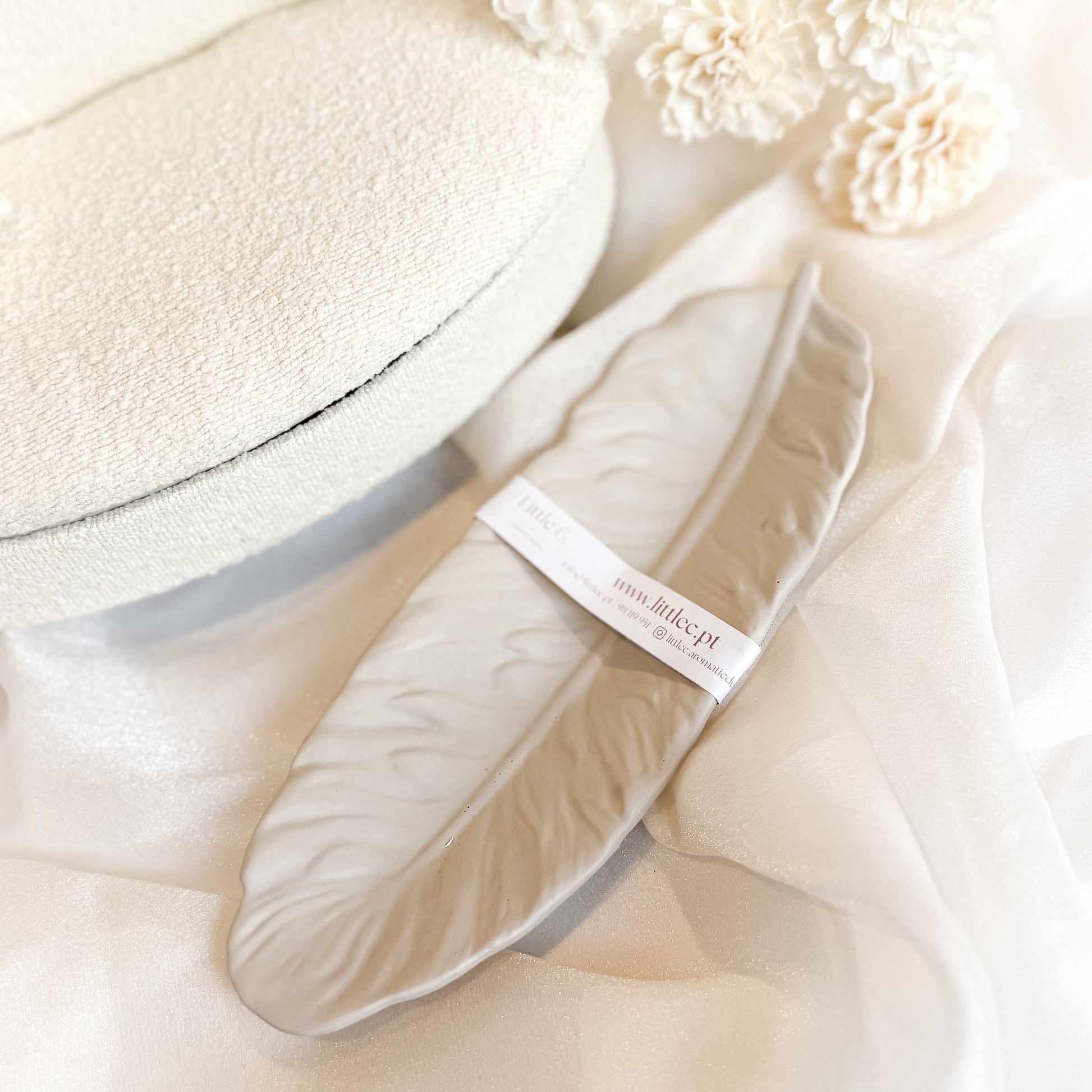 Prato Jóias Pena | Resina Ecológica