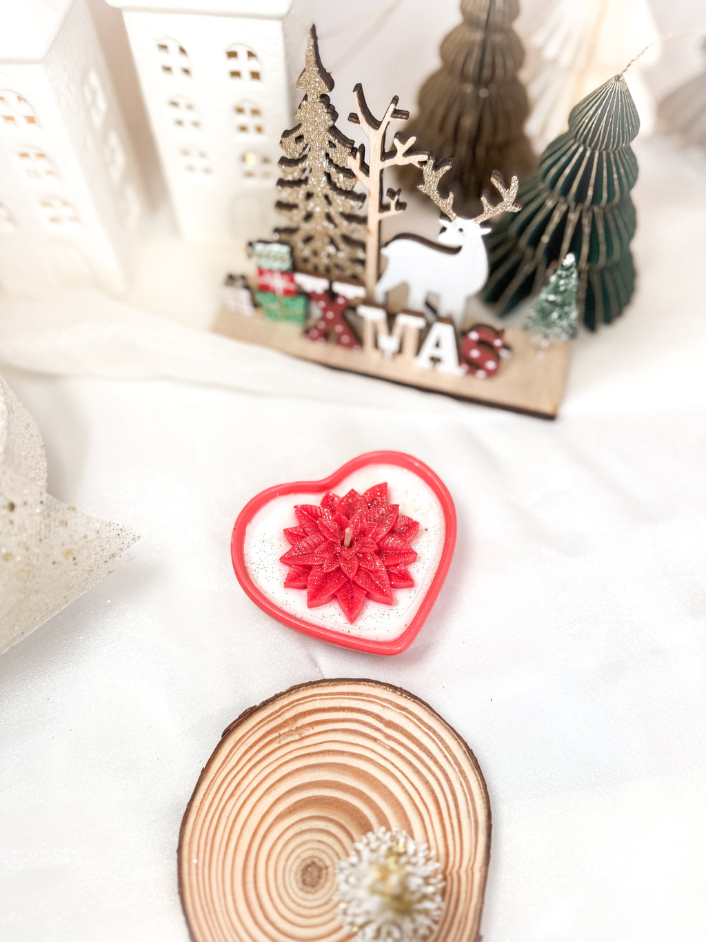 Coração de Natal 1 | Vela Aromática Edição 2025