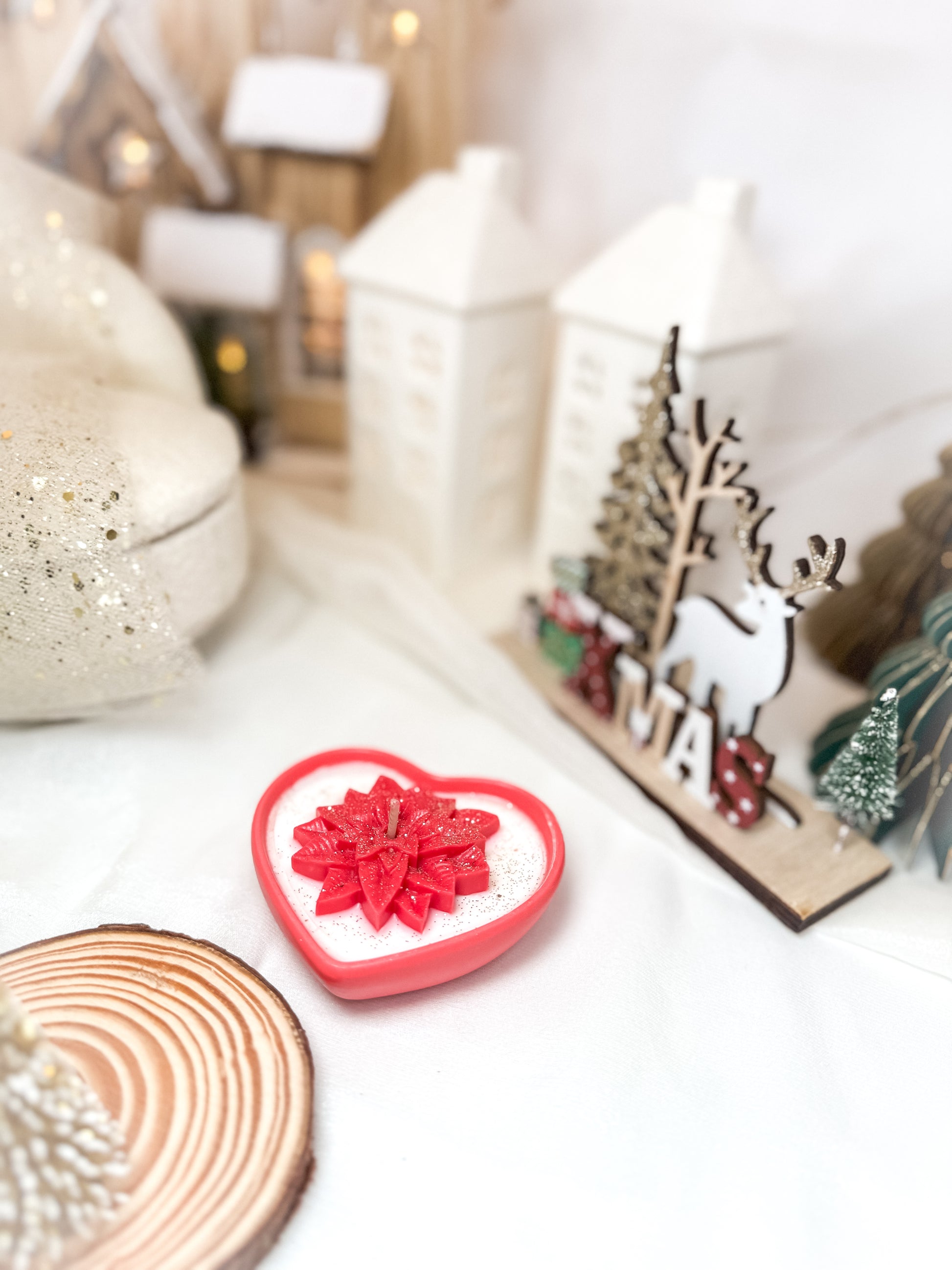 Coração de Natal 1 | Vela Aromática Edição 2025