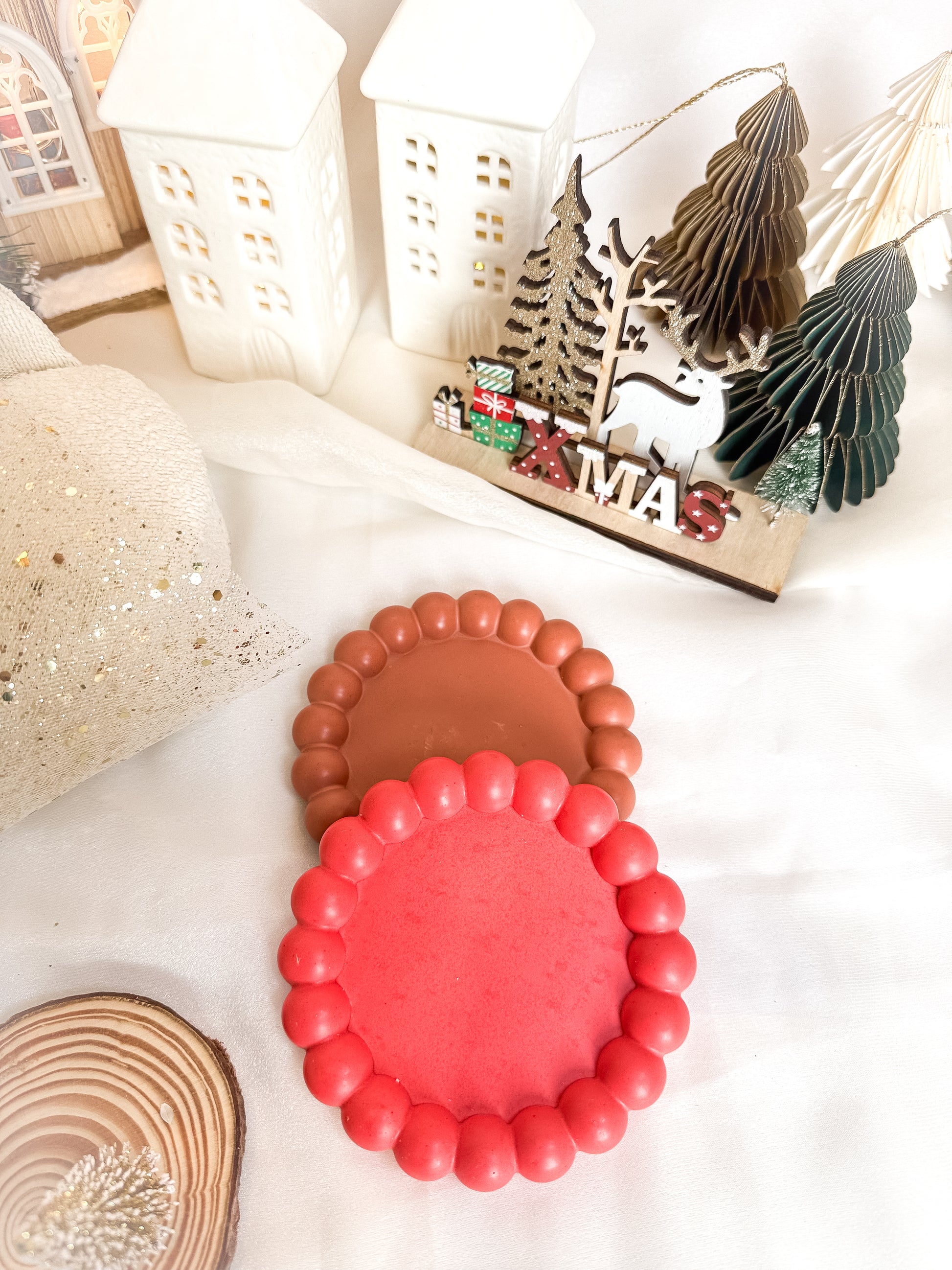 Prato Pequeno Coleção Natal 2025 | Resina Ecológica