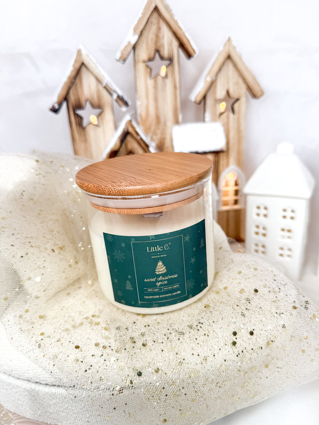 Vela Aromática Grande Bambu Edição Natal 2025