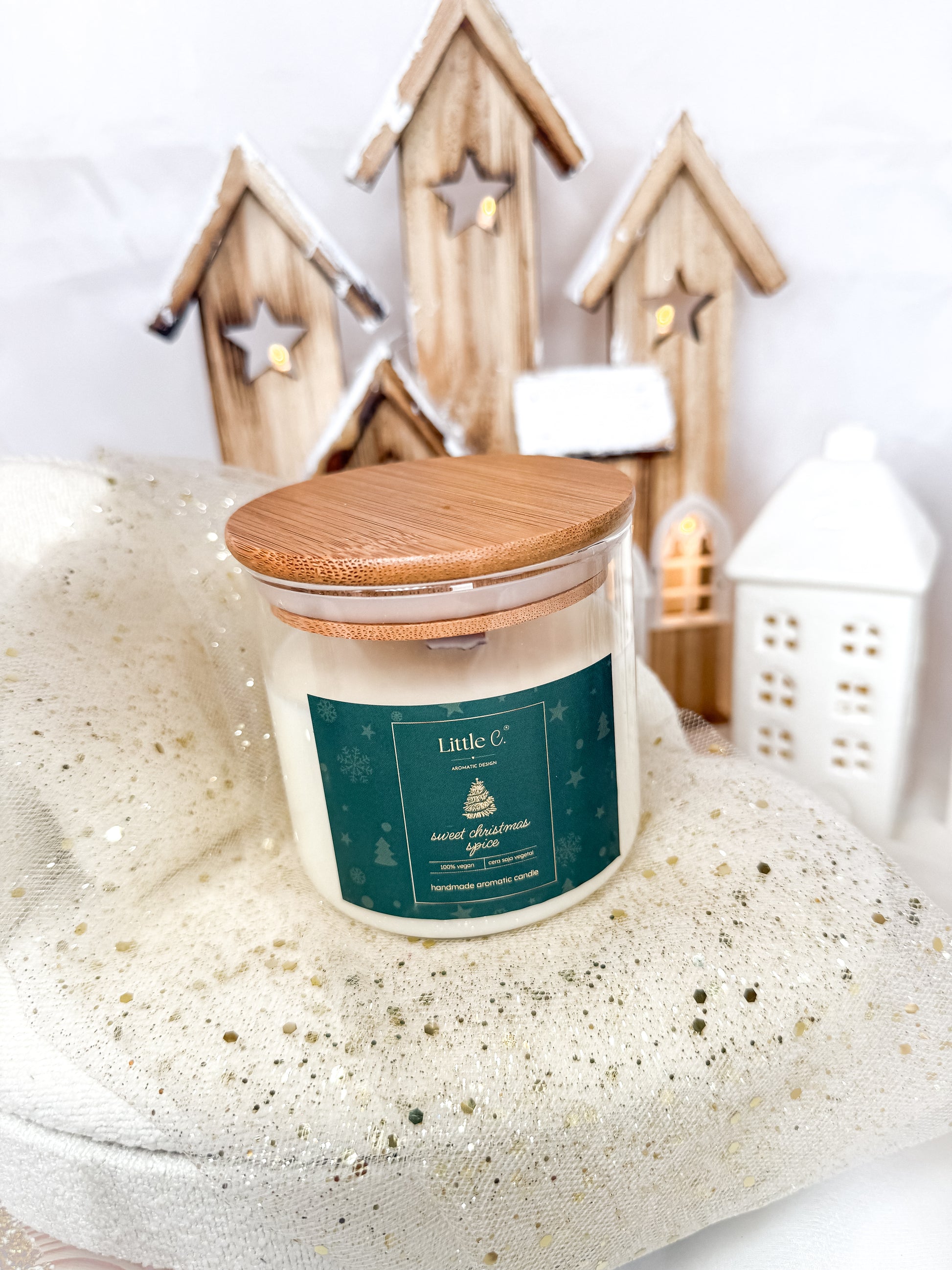 Vela Aromática Grande Bambu Edição Natal 2025