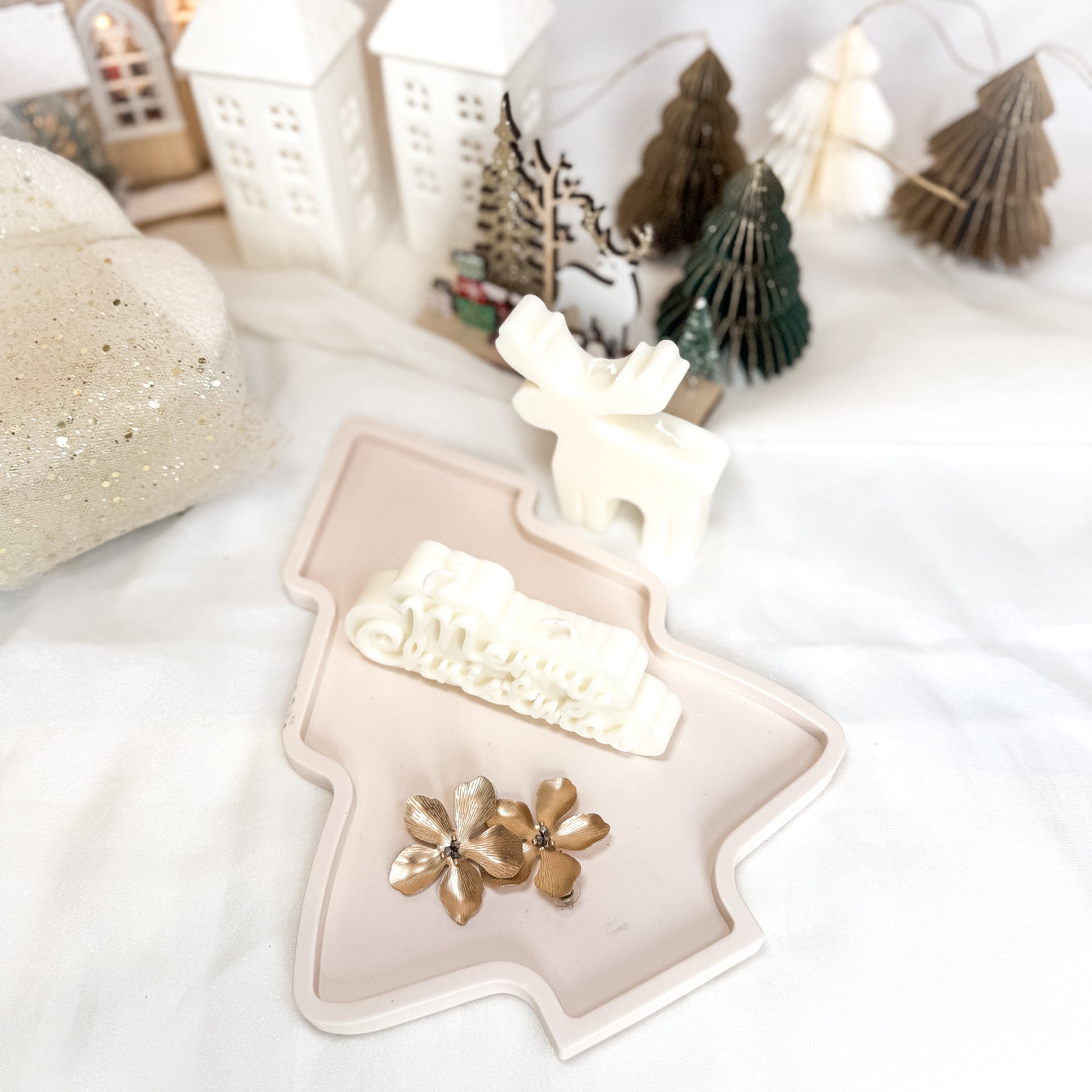 Prato Árvore de Natal Coleção Natal 2025 | Resina Ecológica