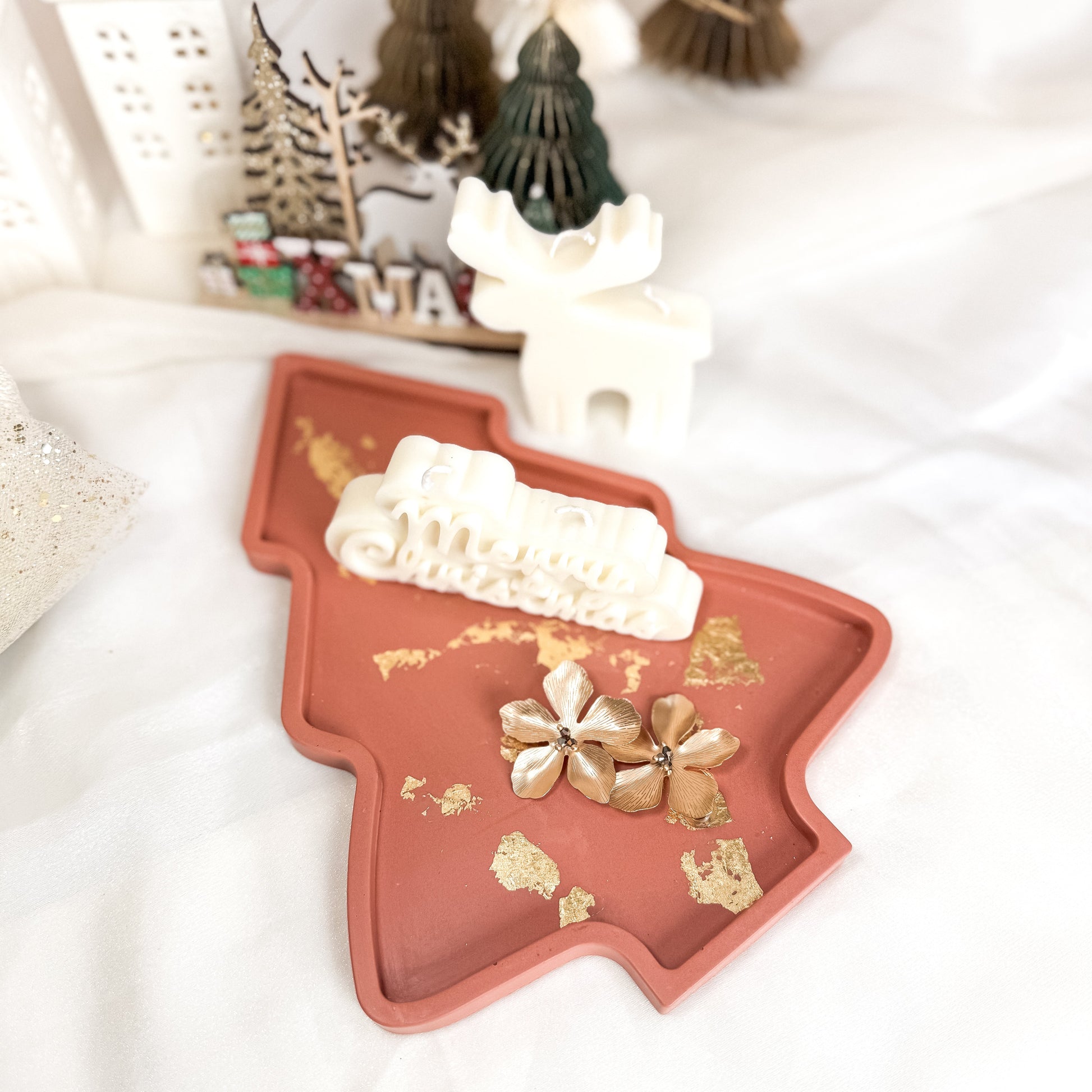 Prato Árvore de Natal Coleção Natal 2025 | Resina Ecológica