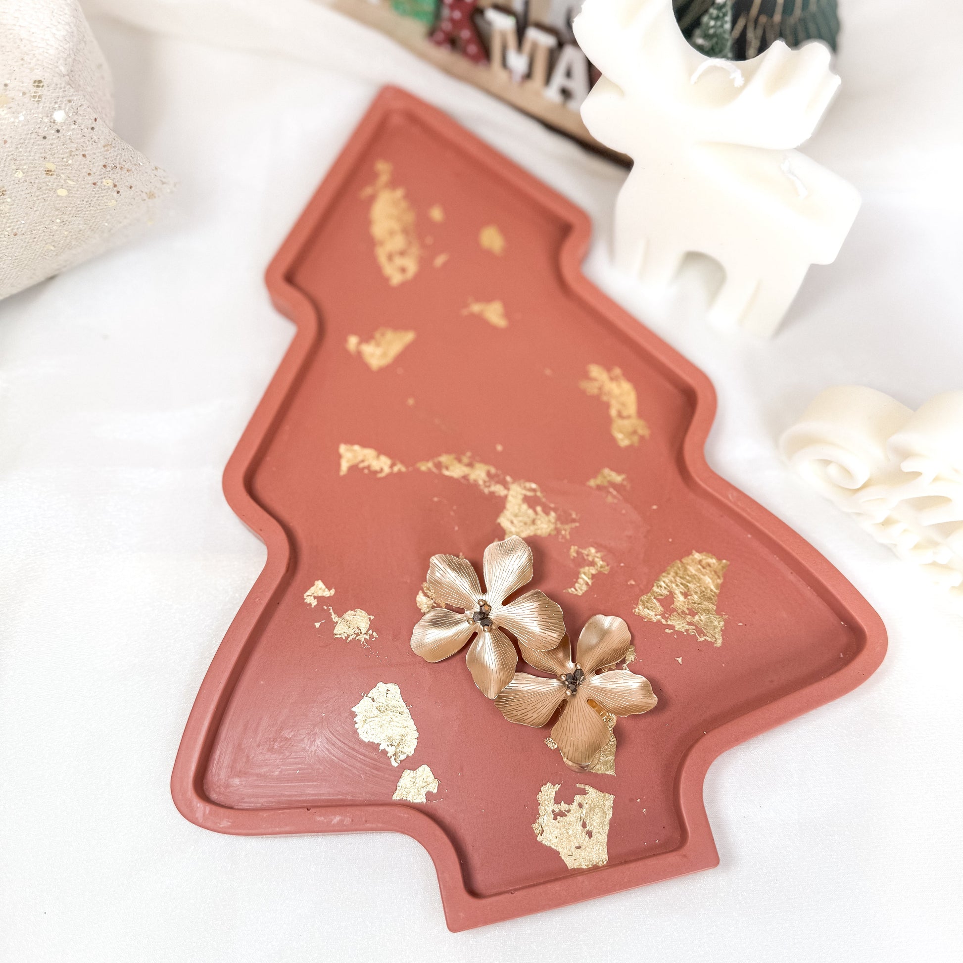 Prato Árvore de Natal Coleção Natal 2025 | Resina Ecológica