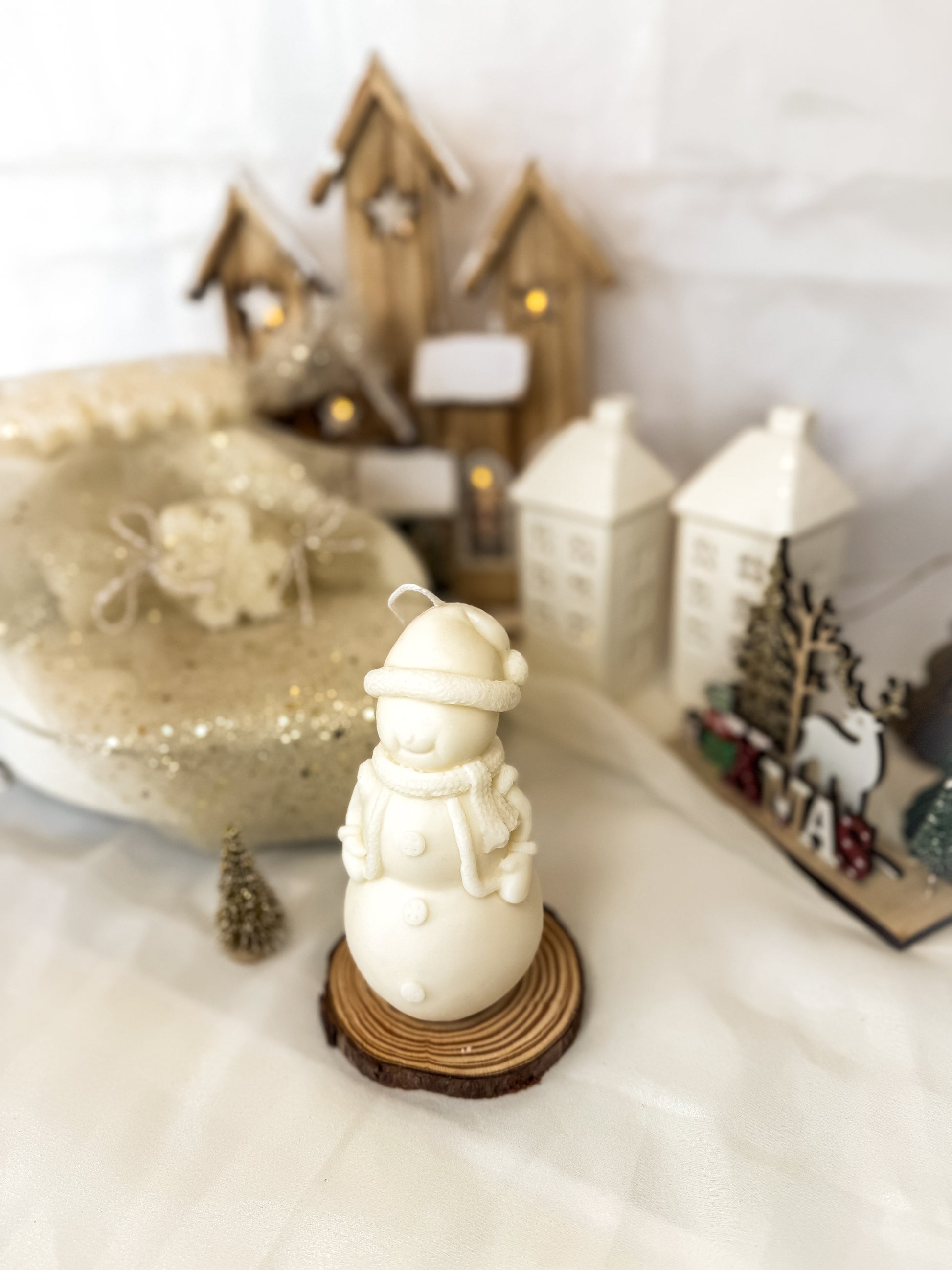 Boneco de Neve | Vela Aromática Cera de Soja