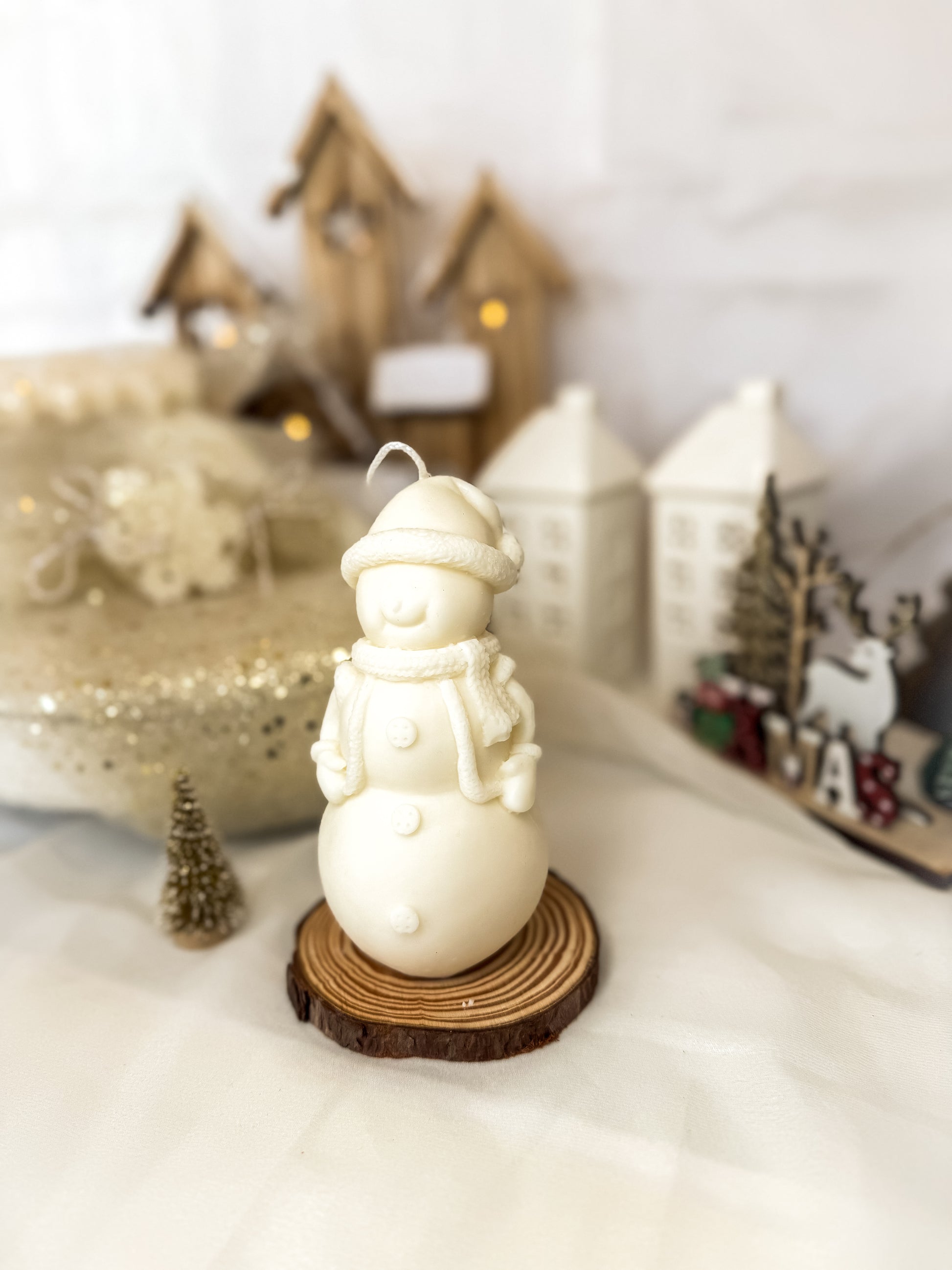 Boneco de Neve | Vela Aromática Cera de Soja