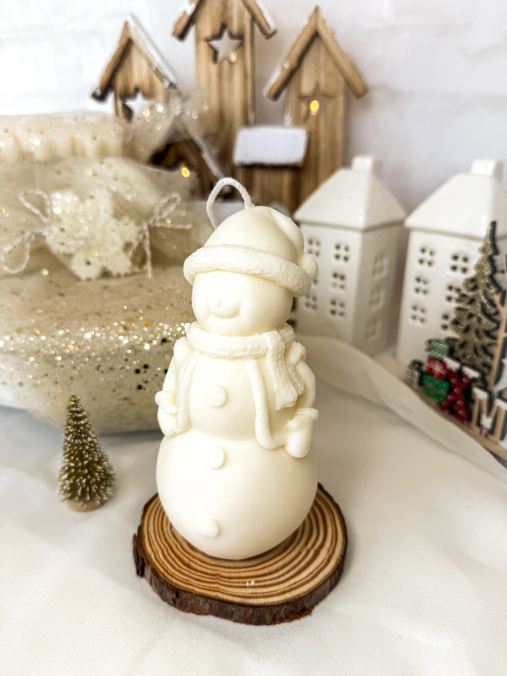 Boneco de Neve | Vela Aromática Cera de Soja