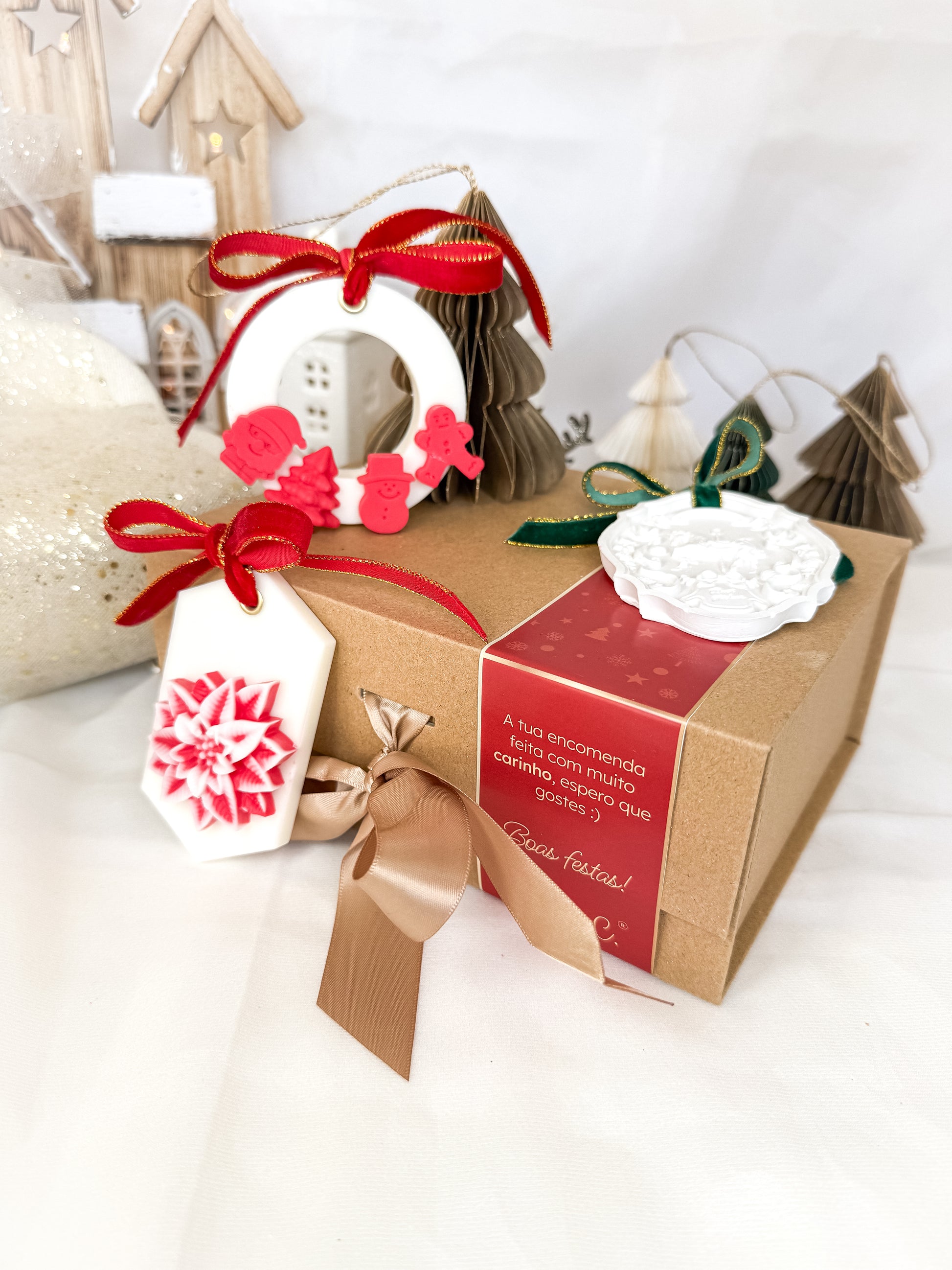 Box 1 Natal 2025  | Cera de Soja & Cerâmica Perfumada