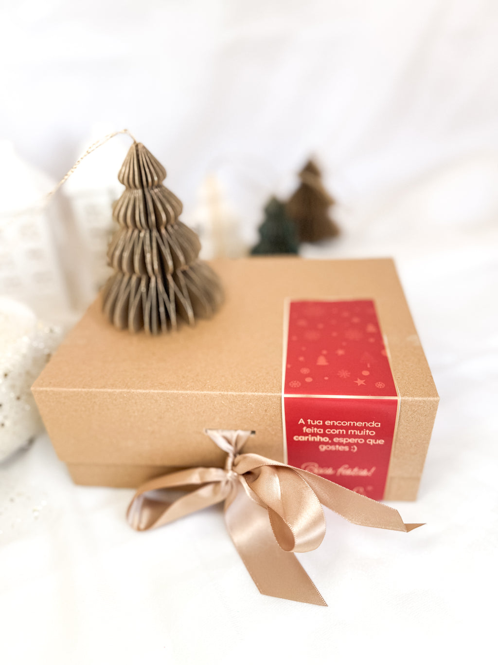 Box 5 Natal 2025  | 1 Vela de Cera de Soja + Prato + 1 Difusor