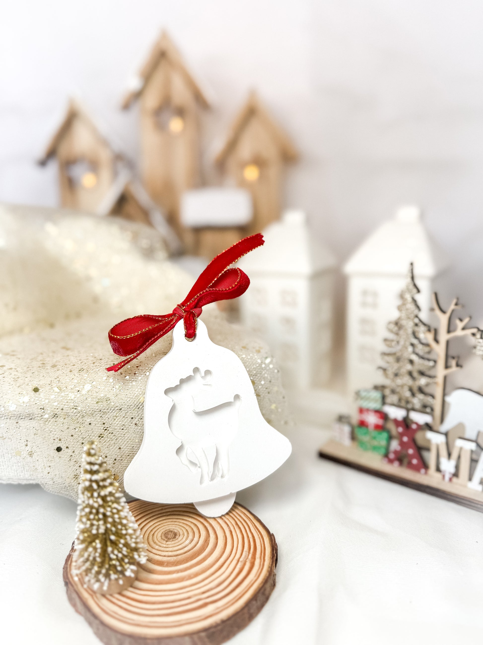 Sino de Natal Rena | Cerâmica Perfumada